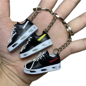 3D Mini Sneakers Keychain AF1