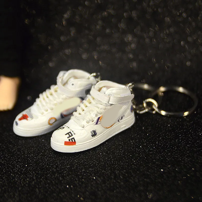 3D Mini Sneakers Keychain AF1