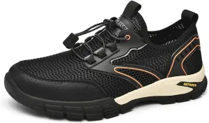 Aceptolcom Men Outdoor Quick Dry Water Hiking Shoes,Breathable Lightweight Arch Support Training Walking Shoes Trekking Shoes Trail Shoes