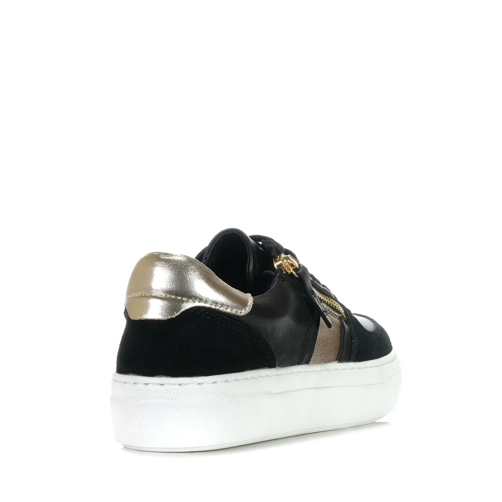Alfie & Evie Miller Black/Rose Gold