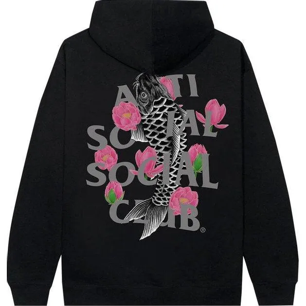 Anti Social Social Club Koi Ornamental Hoodie Black