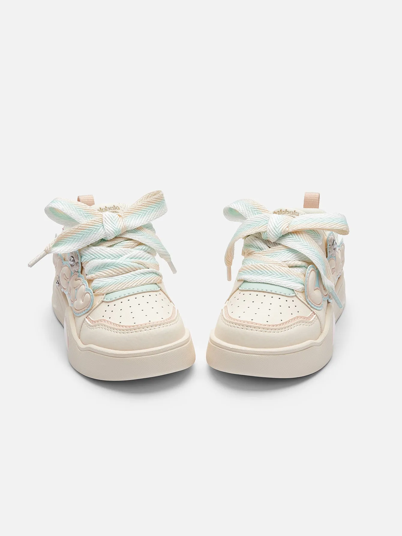 Balabala children's shoes for boys and girls sneakers small white shoes 2025 New Year