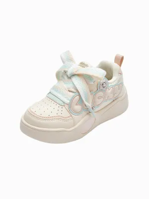 Balabala children's shoes for boys and girls sneakers small white shoes 2025 New Year