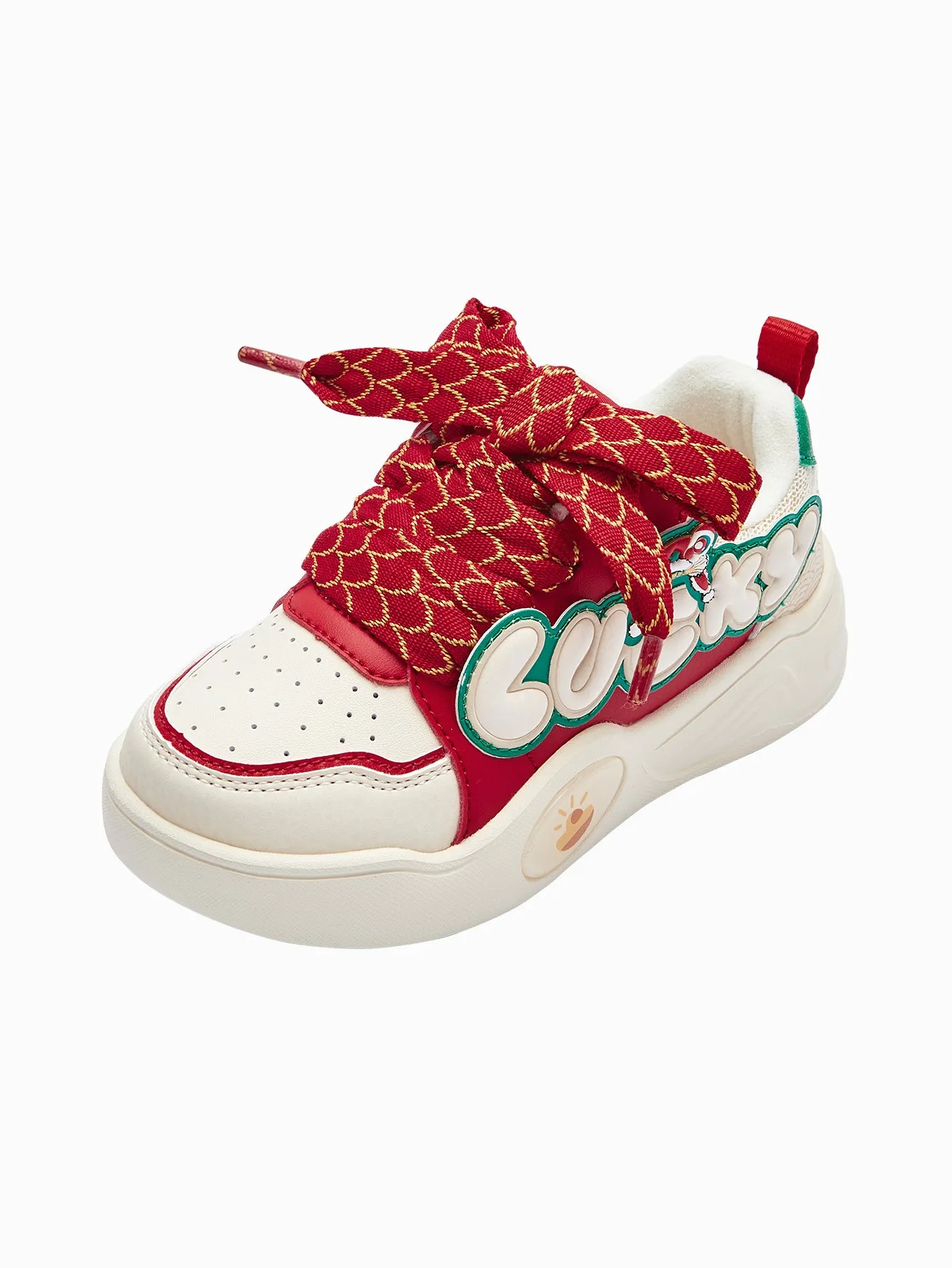 Balabala children's shoes for boys and girls sneakers small white shoes 2025 New Year