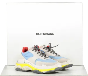 Balenciaga Multicoloured Triple S Grey Chunky Trainers UK 4 EU 37 👠