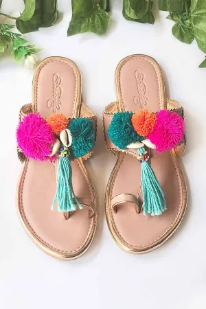 Boho Pink Kolhapuri