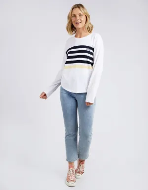 Bryon Long Sleeve Tee - White