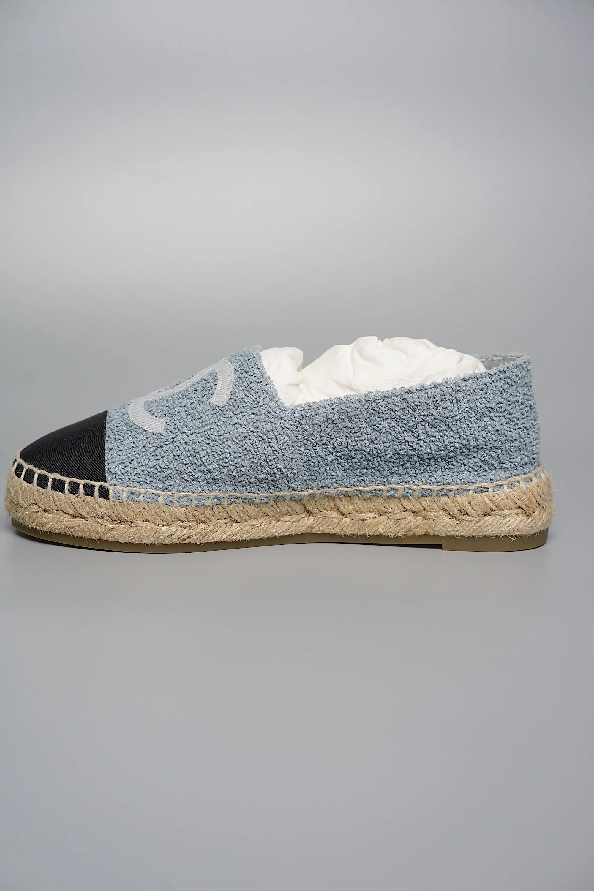 Chanel Terry Cloth CC Espadrilles in 35 (Brand New)