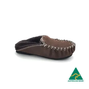 Chocolate Moccasin Scuffs