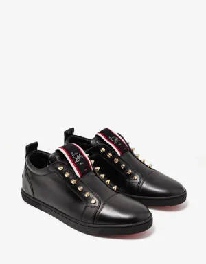 Christian Louboutin F.A.V Fique A Vontade Black Trainers