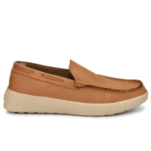 Country Maddox Olive NU-buk Leather Slip-Ons