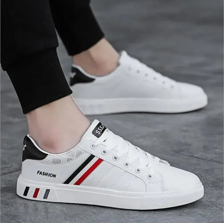 Fashion Sneakers Men Vulcanize Shoes Chunky Flat Comfortable Spring Autumn Platform Mens Shoes Sports Casual  White Shoes
