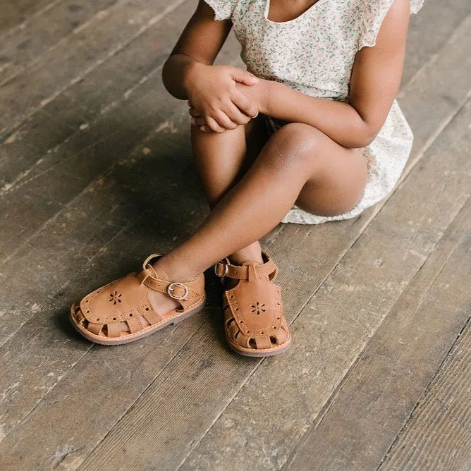Flora Leather Sandals