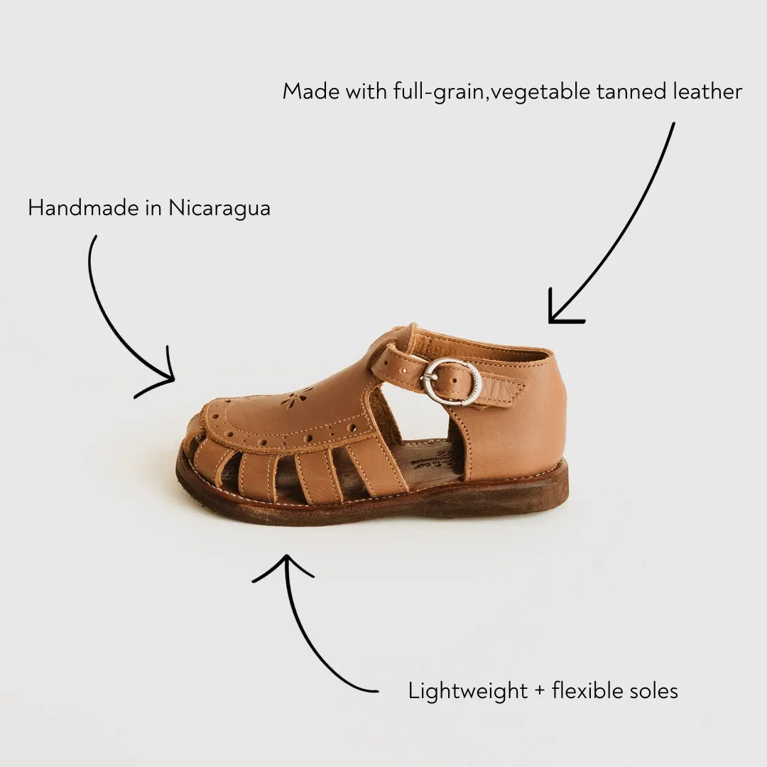 Flora Leather Sandals