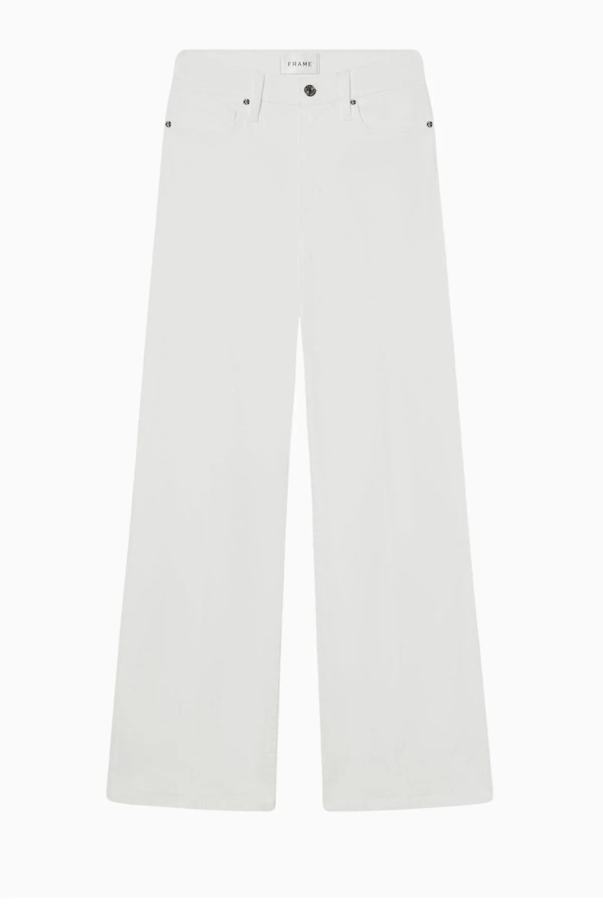 Frame Denim Le Slim Palazzo - White