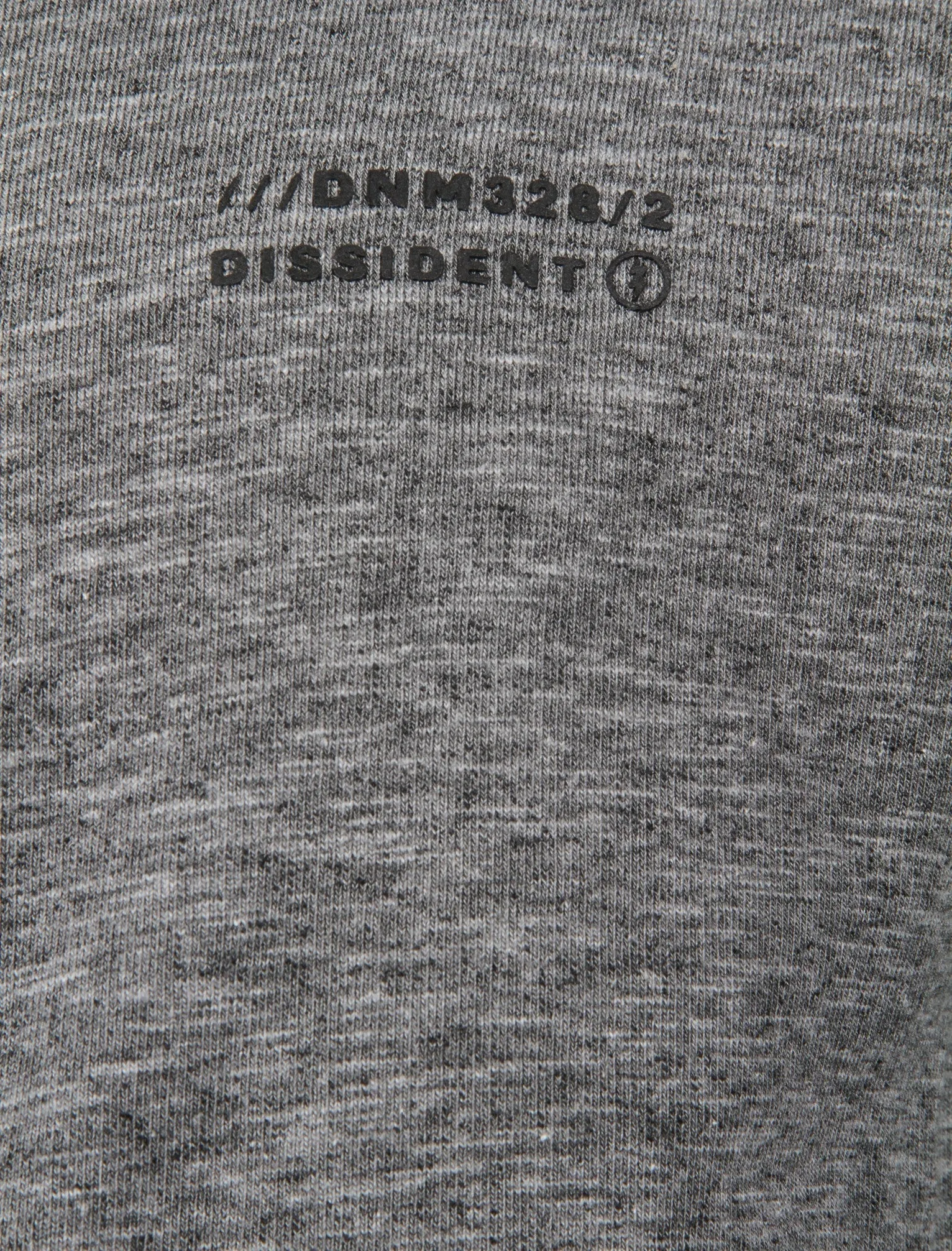 Hedron Space Dye Zip Up Baseball Sweat in Mid Grey - Dissident