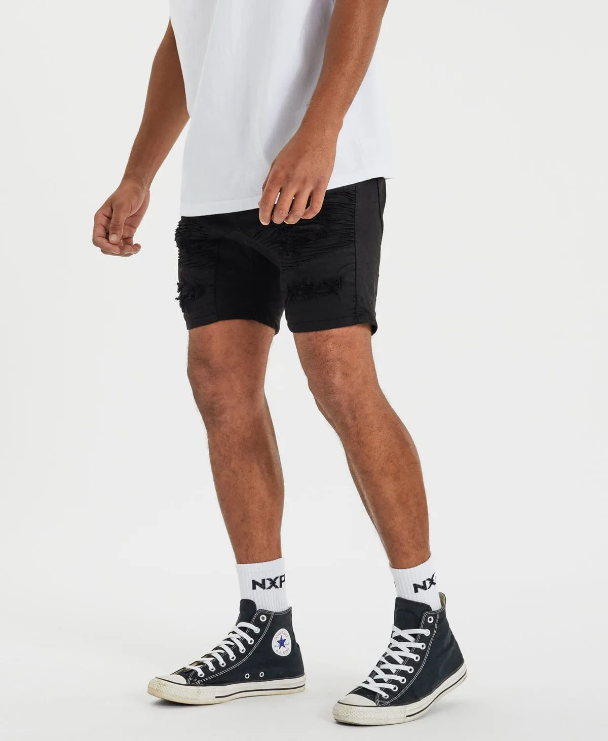 Hell Cat Shorts Jet Black