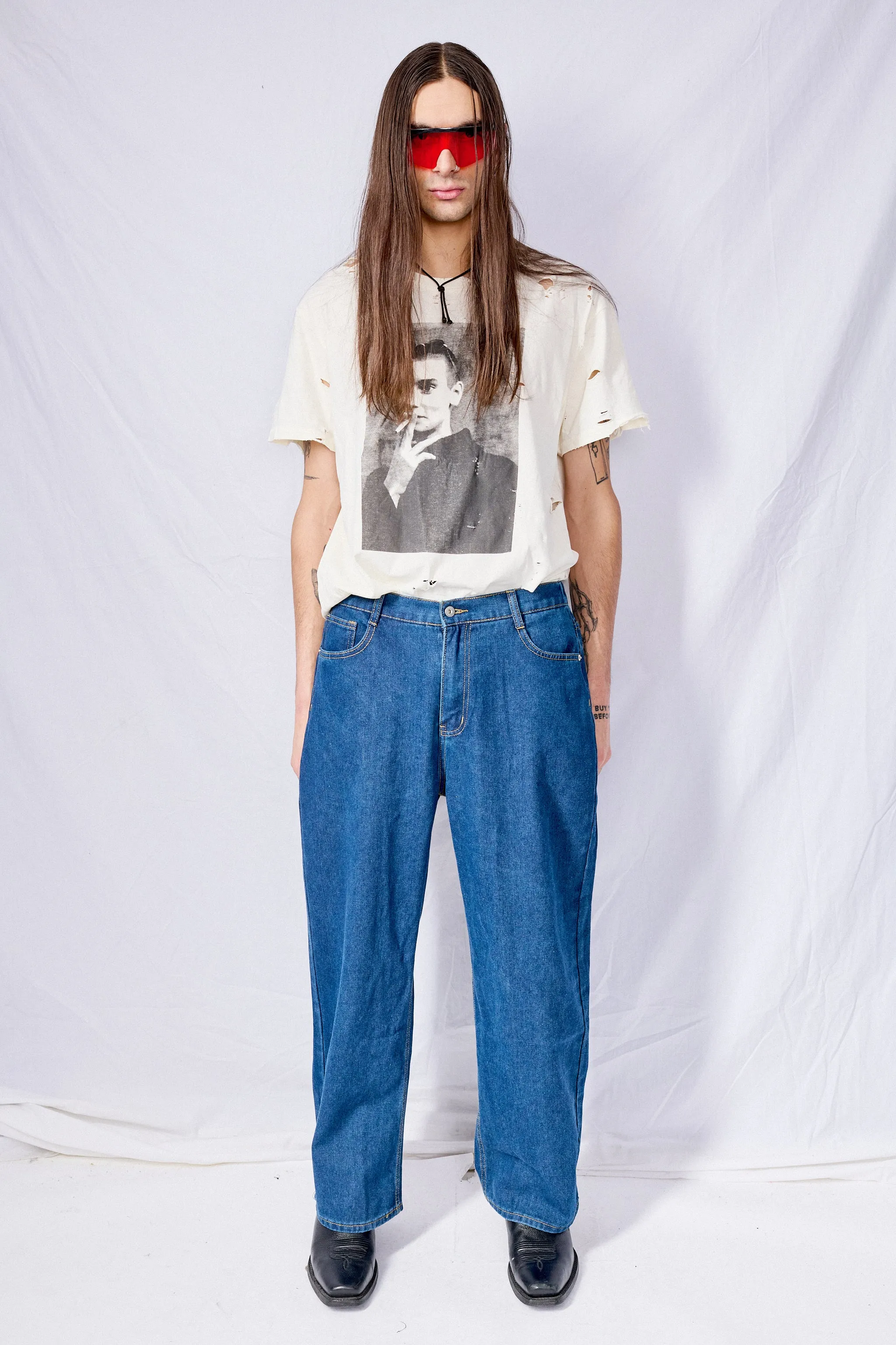Indigo Loose Jeans