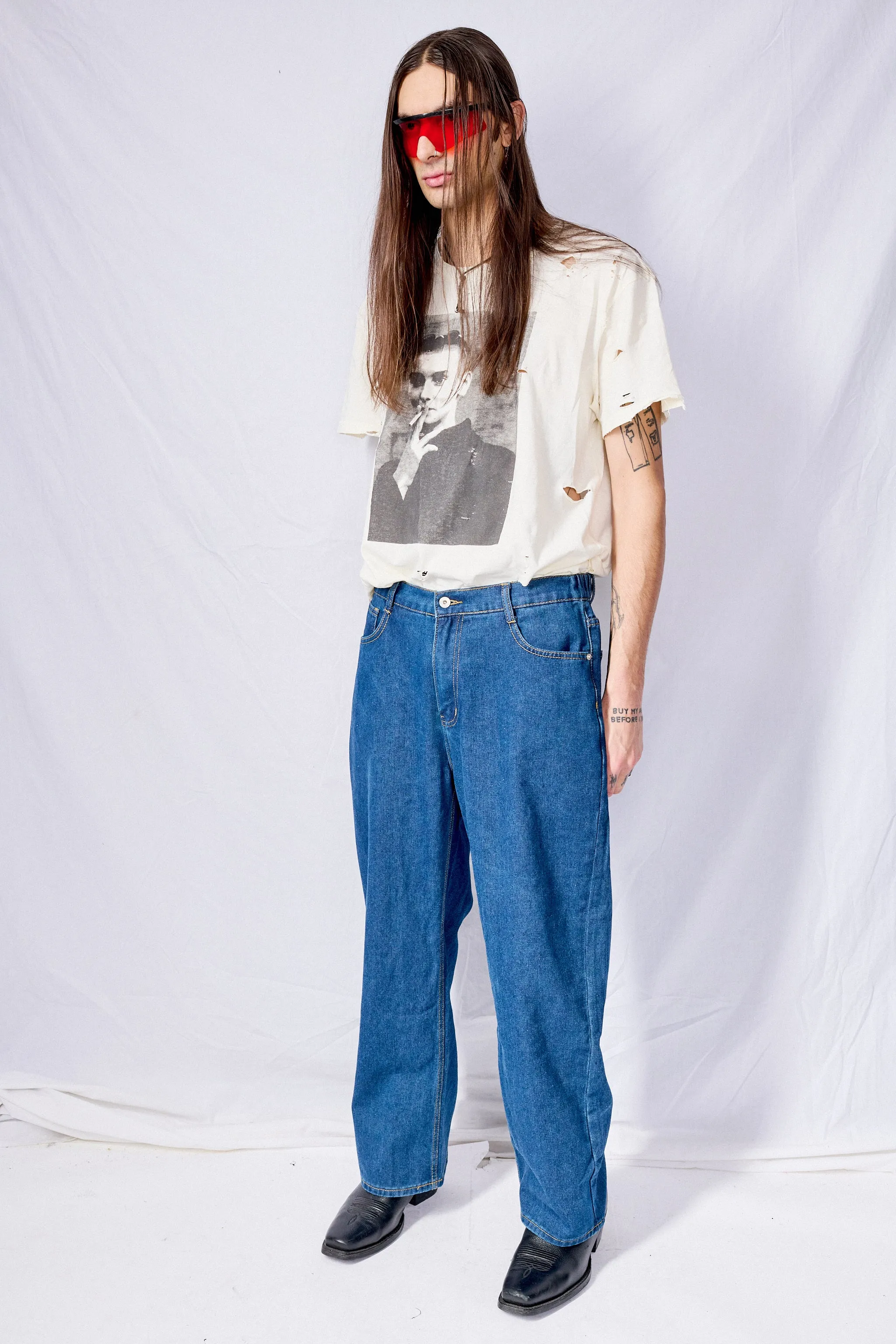 Indigo Loose Jeans