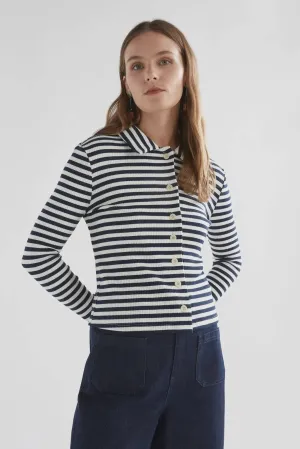 Kullan Ribbed Shirt / White Ink Striped