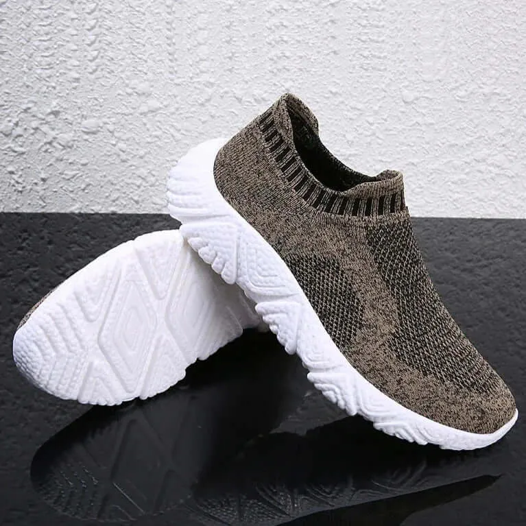 Lightweight Mesh Slip-On Trainers