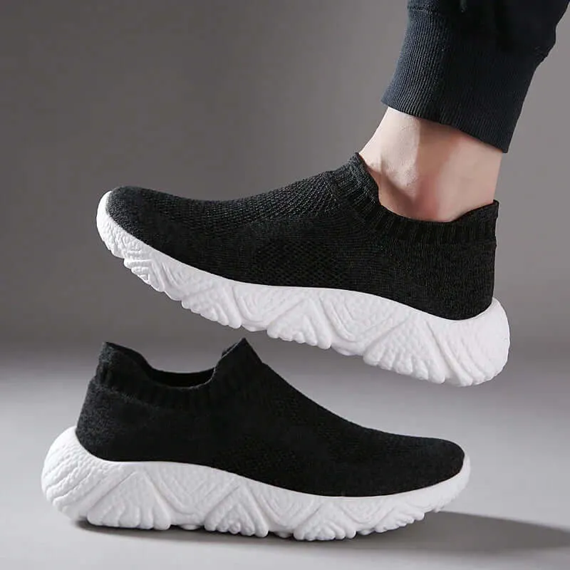 Lightweight Mesh Slip-On Trainers