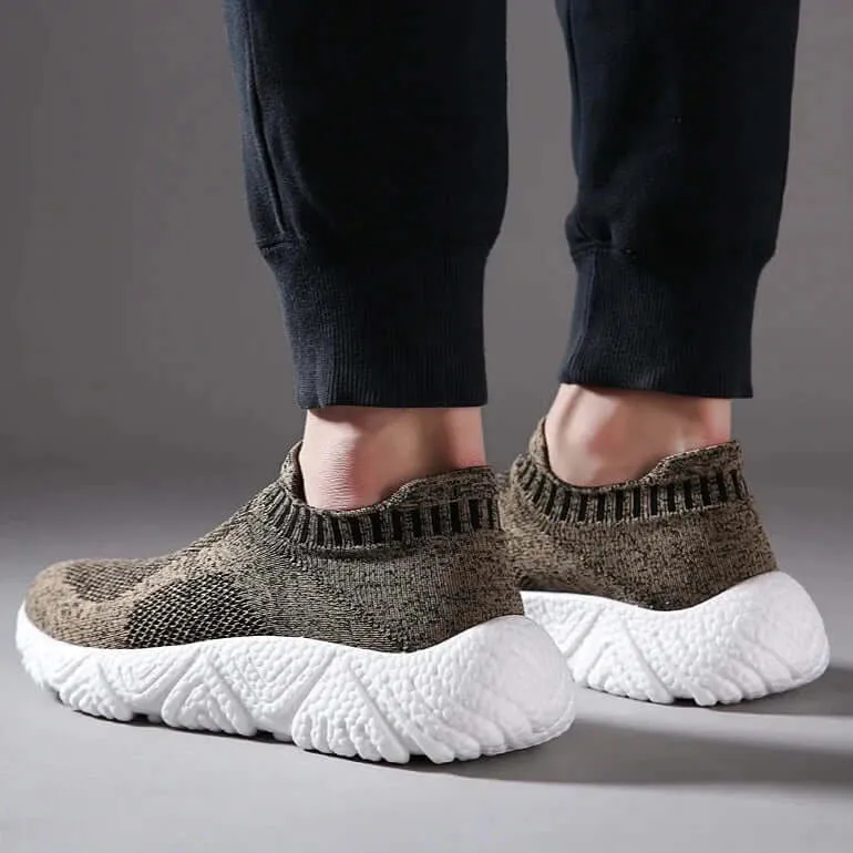Lightweight Mesh Slip-On Trainers