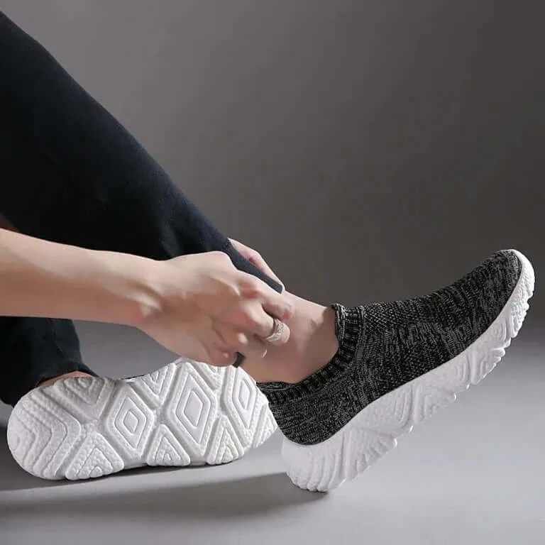 Lightweight Mesh Slip-On Trainers