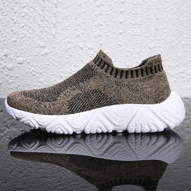 Lightweight Mesh Slip-On Trainers