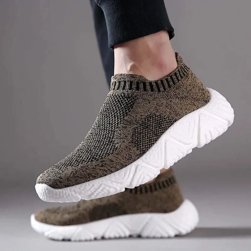 Lightweight Mesh Slip-On Trainers