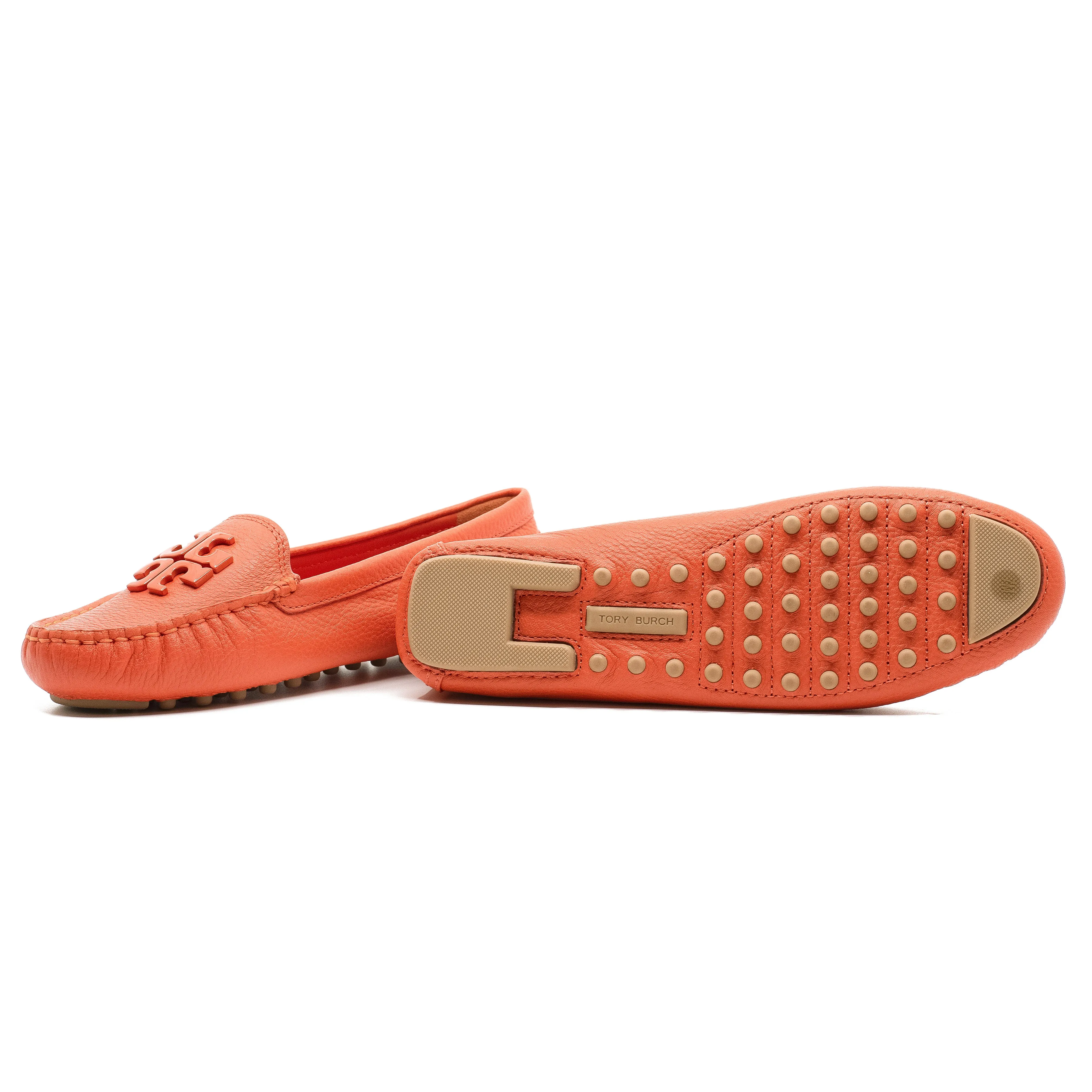 Lowell2 Moccasins in Spicy Orange