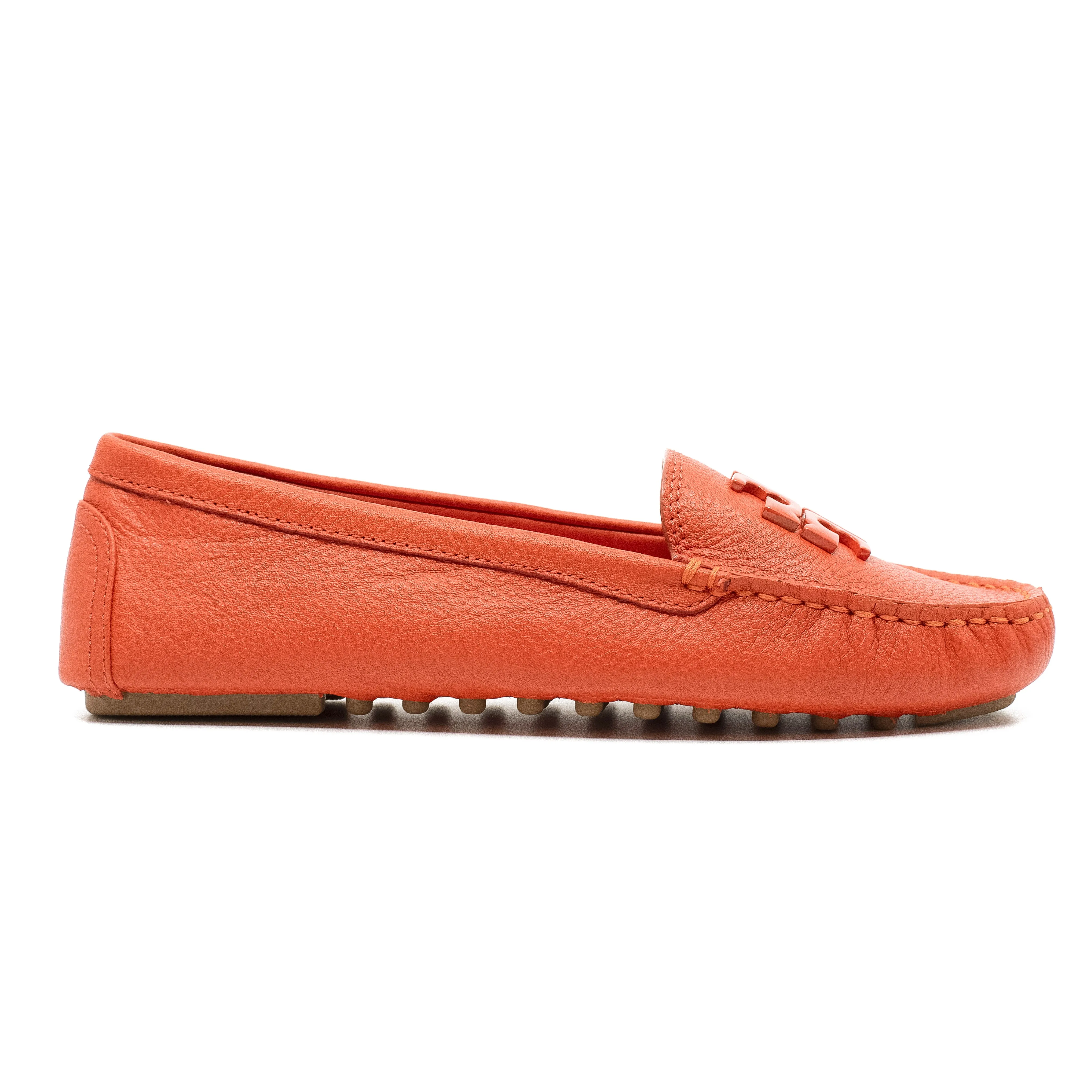 Lowell2 Moccasins in Spicy Orange