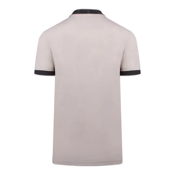 Mens BOSS Open White Paule S/s Polo Shirt