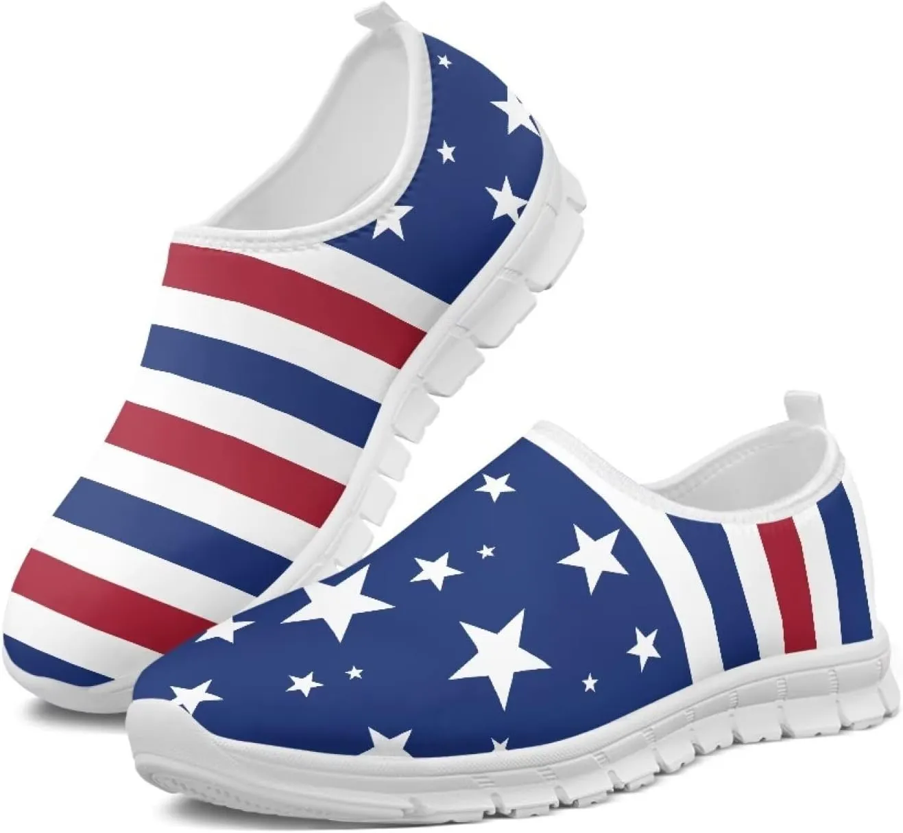 Men's Slip Tennis Sneakers Comfortable Running Shoe Light Soft Work Shoes with Arch Support Party US 5-14 White Sole