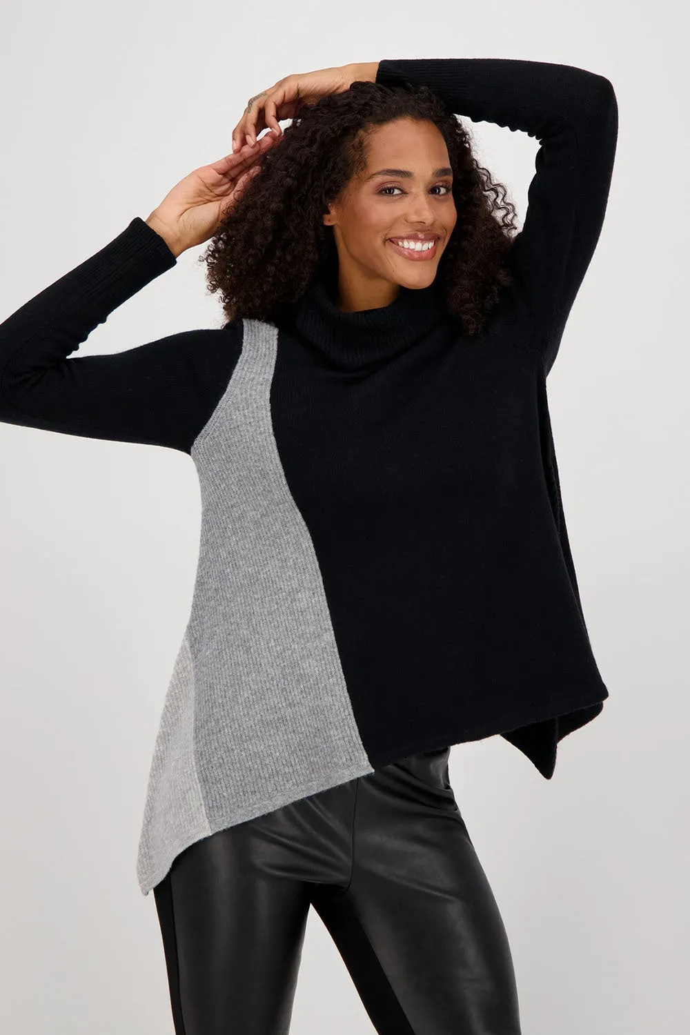 Monari Roll Neck Poncho M805971