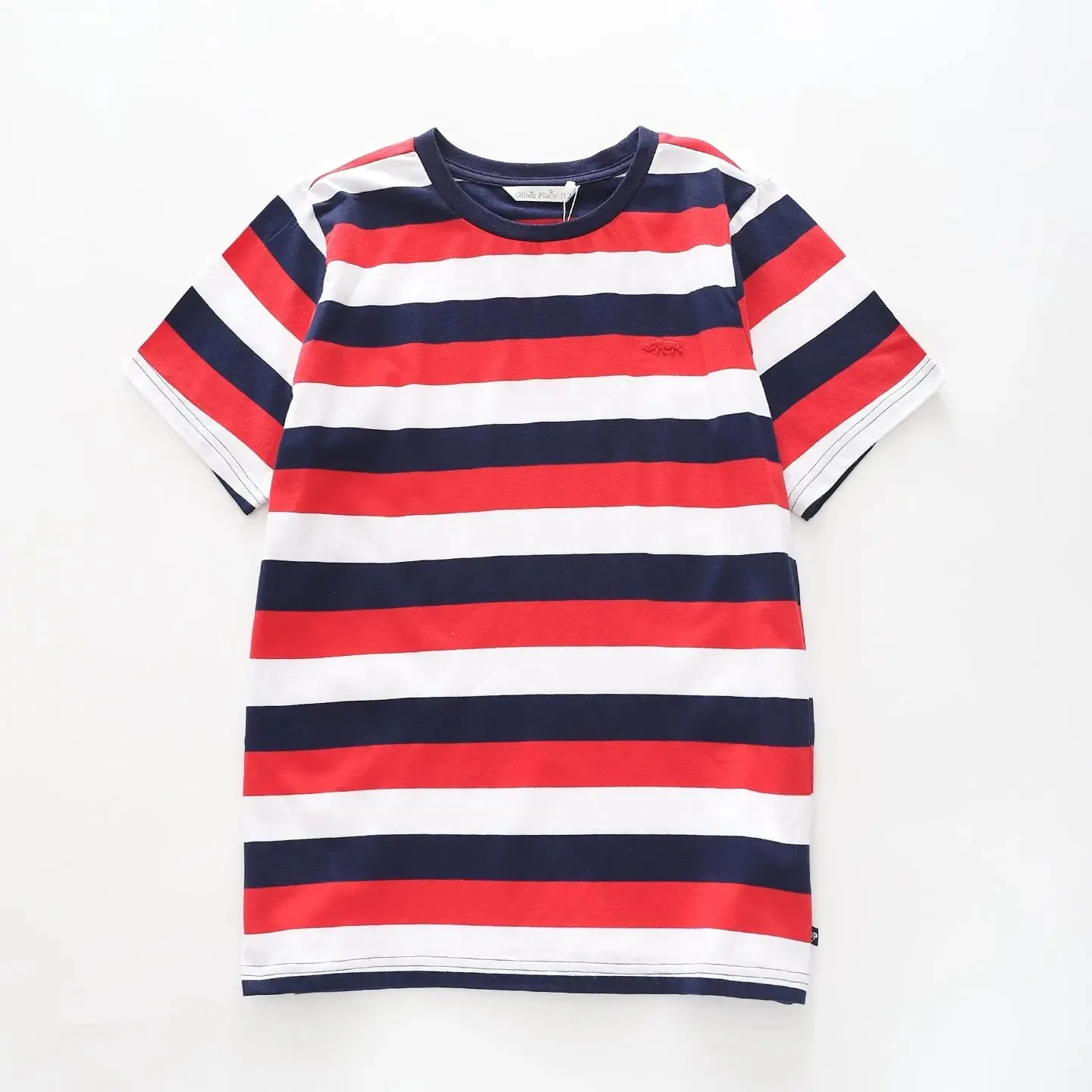 Older Boys Sports Striped Tee