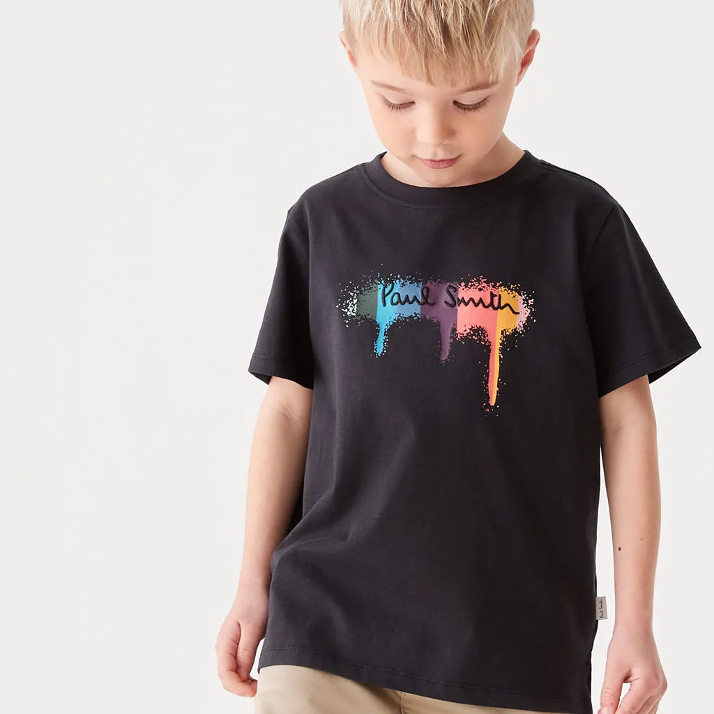 Paul Smith Junior PS Drip Graphic Tee