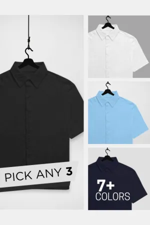 Pick Any 3 Oversized Shirts Combo