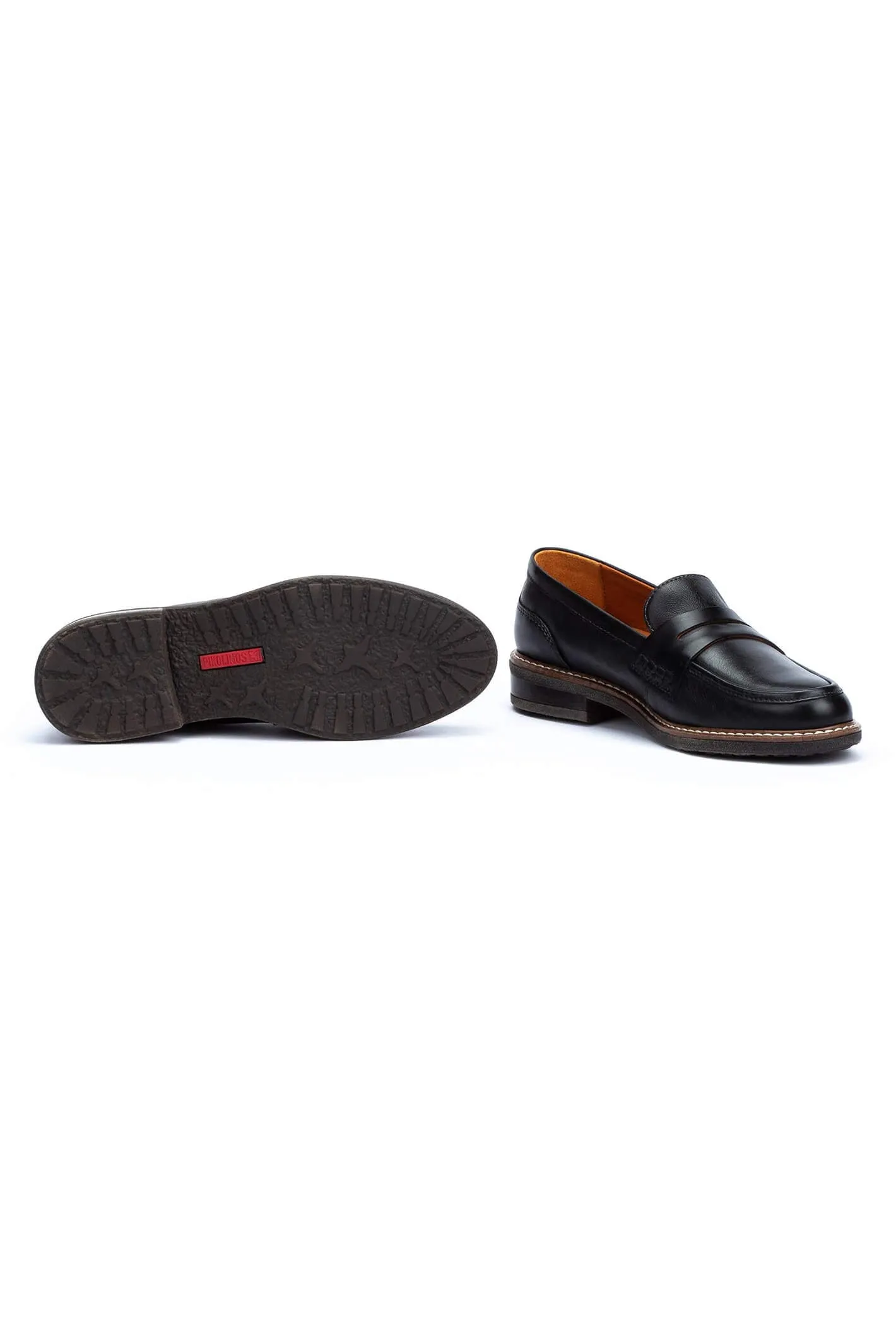 Pikolinos Aldaya W8J-3541 Black Women's Loafer Shoes