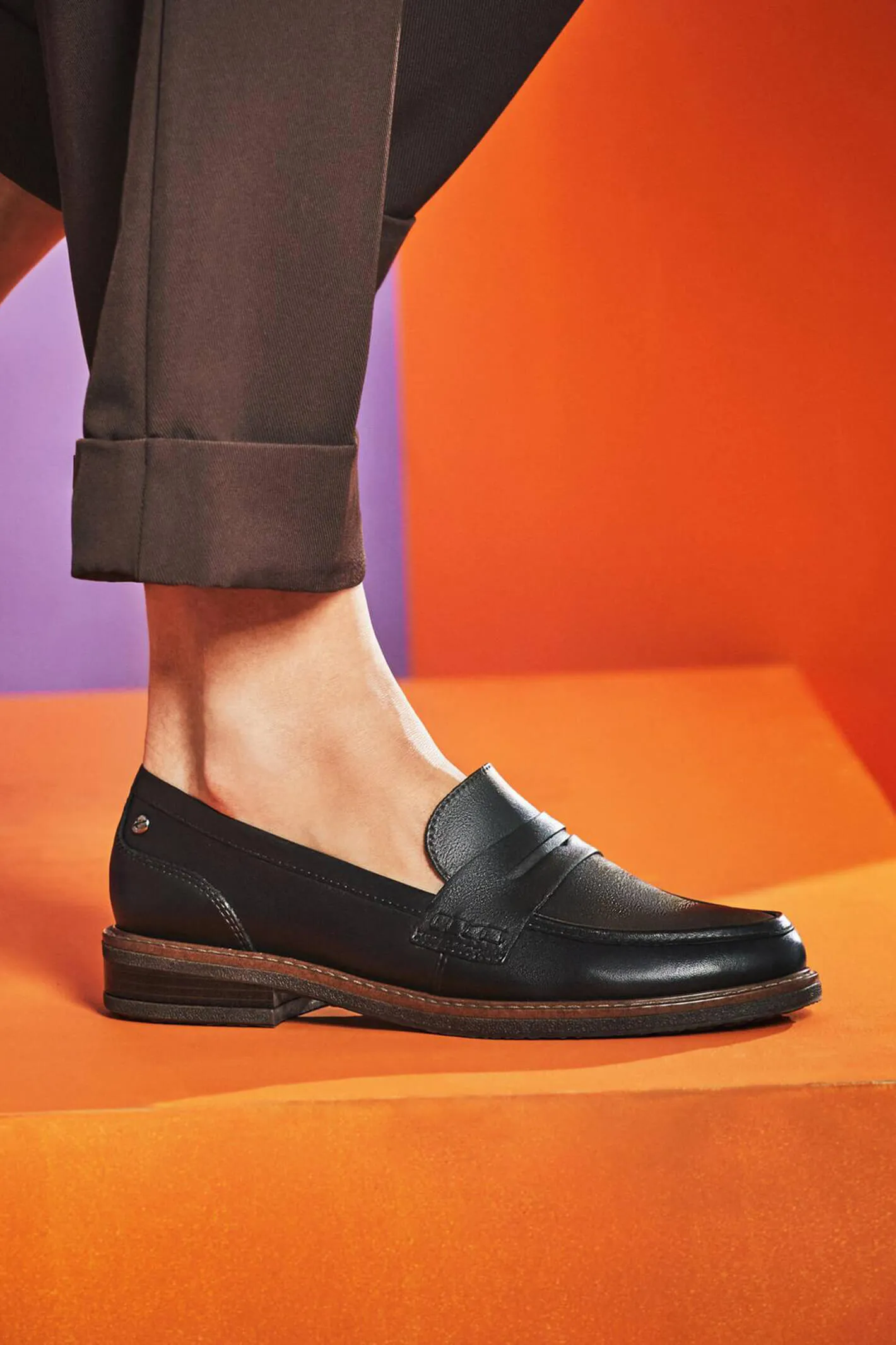 Pikolinos Aldaya W8J-3541 Black Women's Loafer Shoes