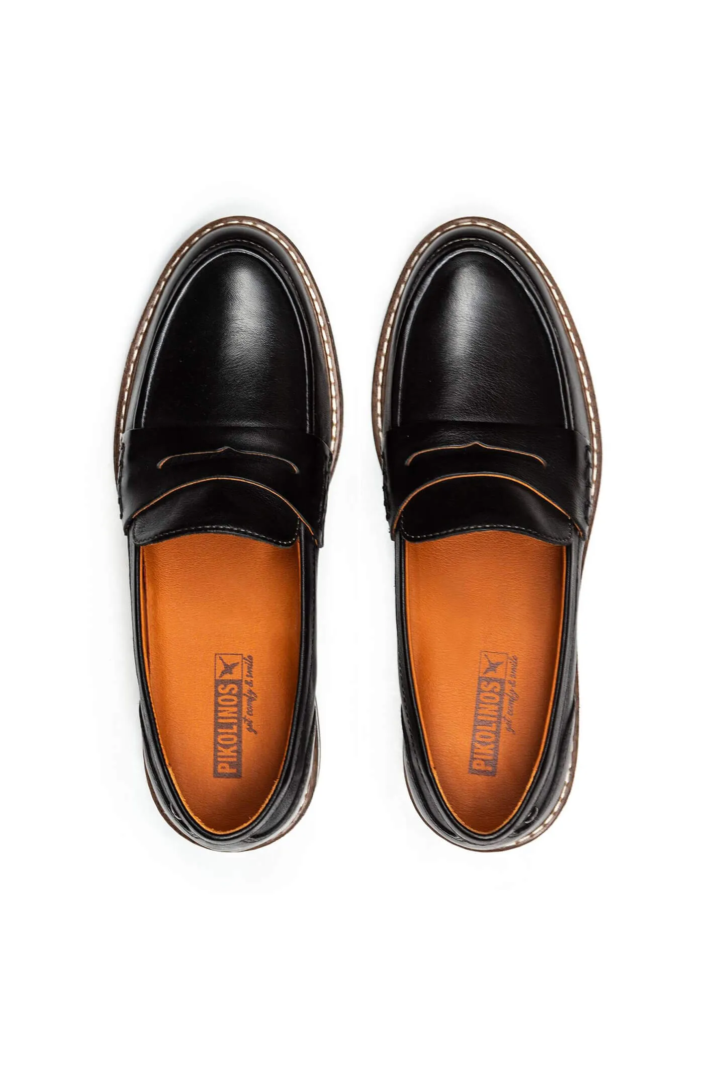 Pikolinos Aldaya W8J-3541 Black Women's Loafer Shoes