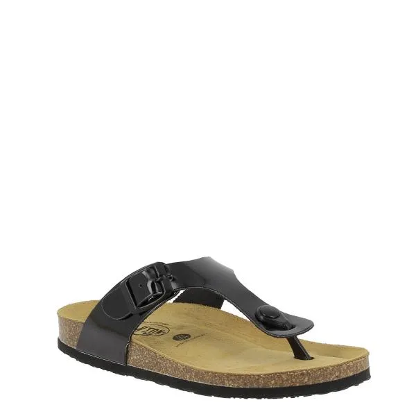 Plakton 181671 Black Thong Sandals