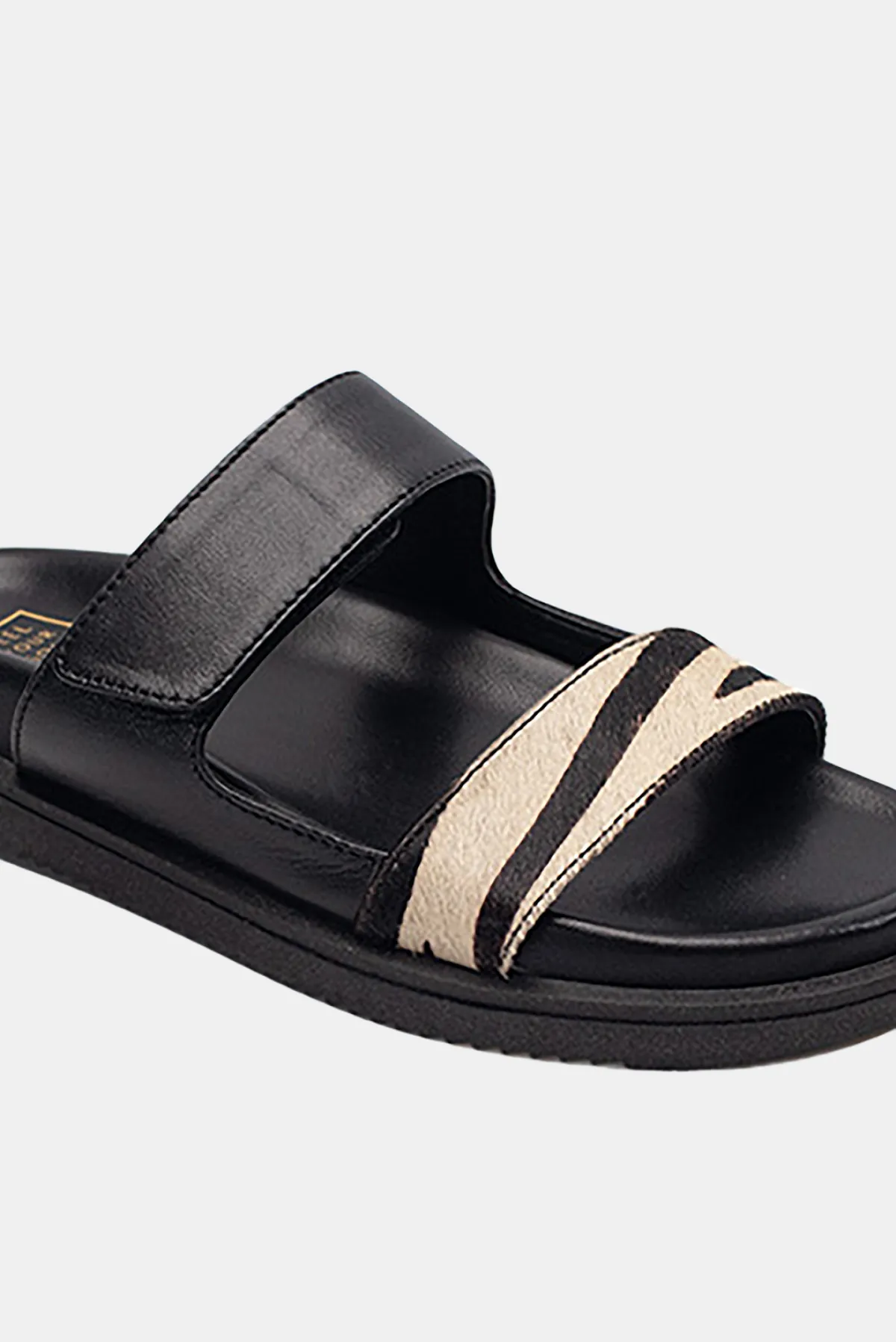 Polly Flats - Black   White