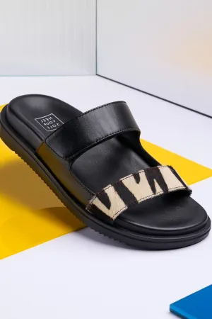 Polly Flats - Black   White