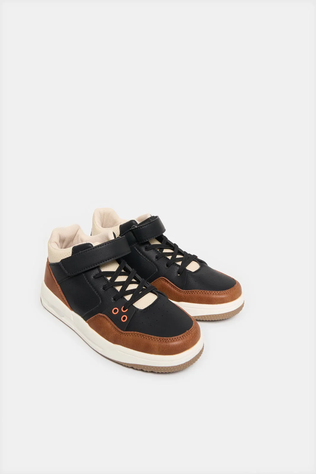 Senior Boys Assorted Colour Block High Top