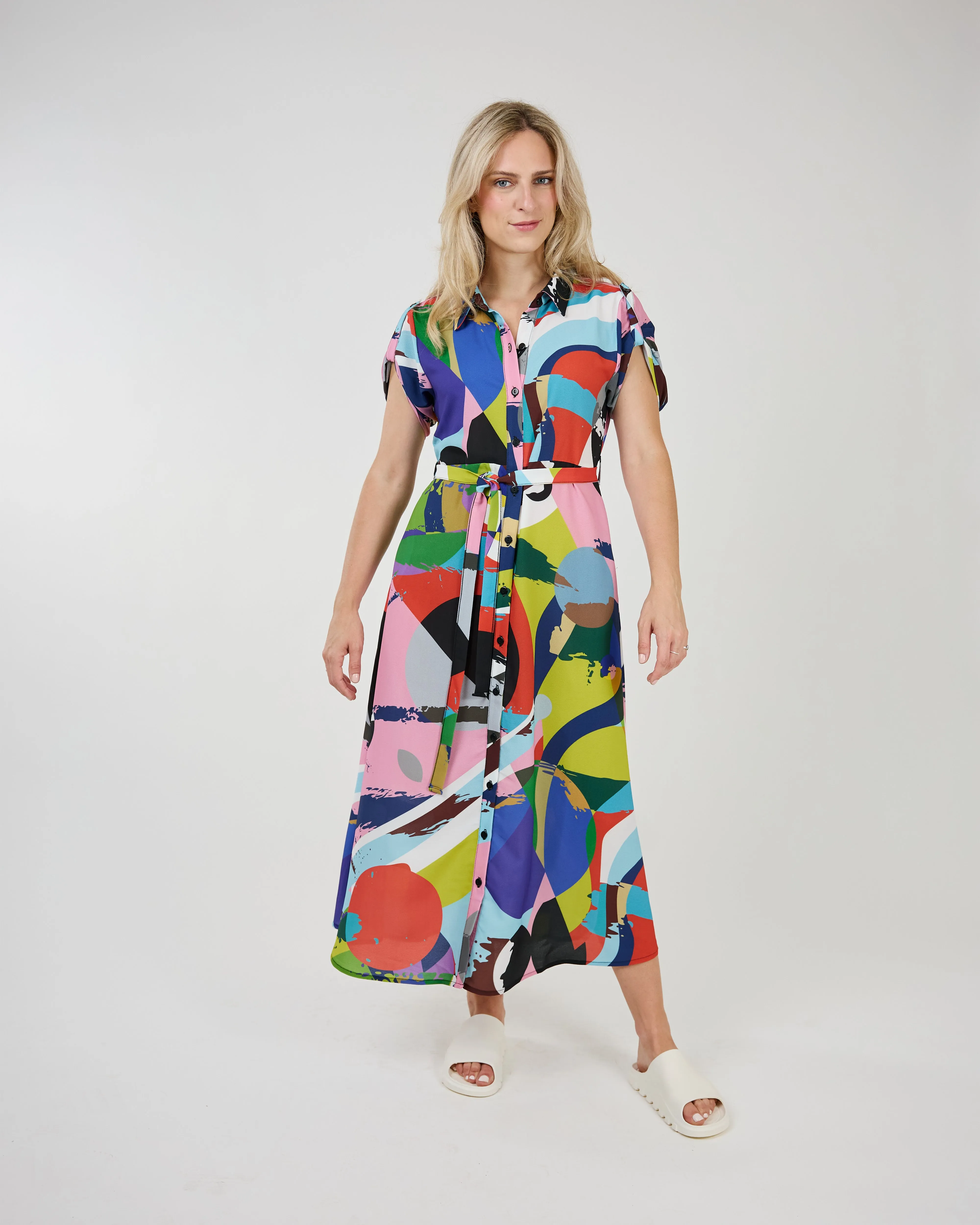 Shannon Passero Dress - Sofia Art Print - Multi