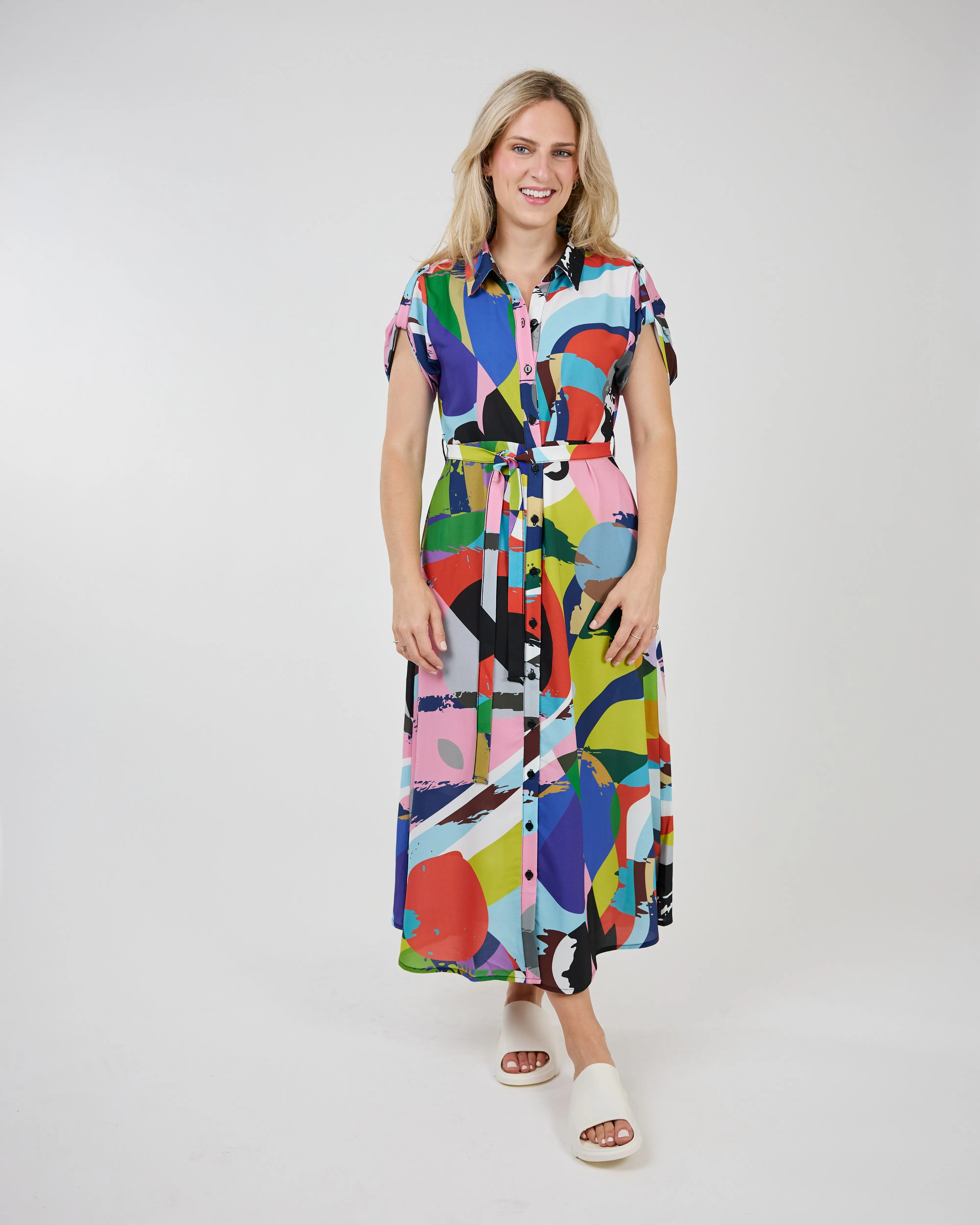 Shannon Passero Dress - Sofia Art Print - Multi