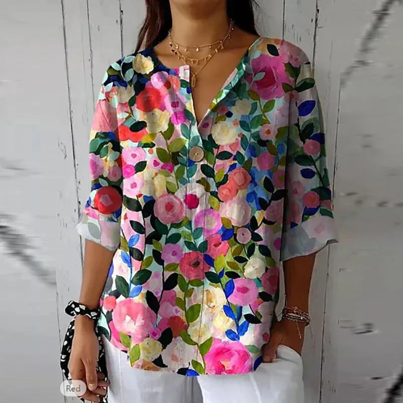 Sienna | Classic Floral Print Blouse