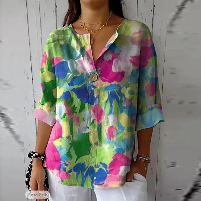 Sienna | Classic Floral Print Blouse