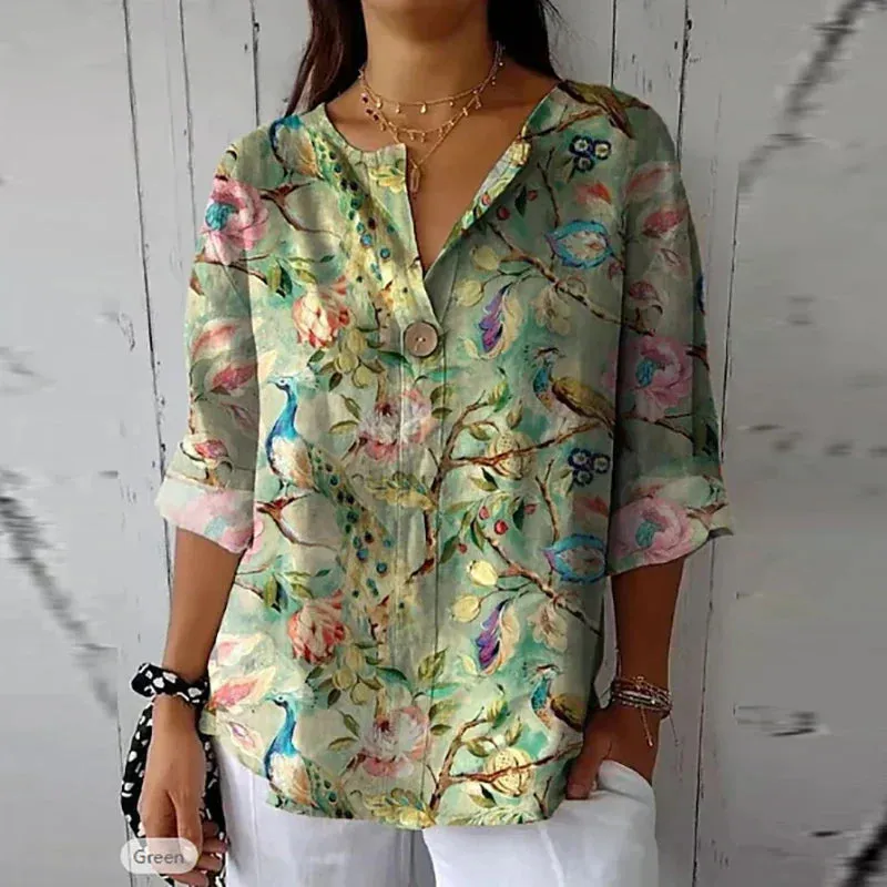 Sienna | Classic Floral Print Blouse